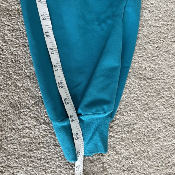 Figs Zamora Jogger Scrub Pants Medium Petite Blue Nurse Medical Career Stretch - Picture 4 of 5